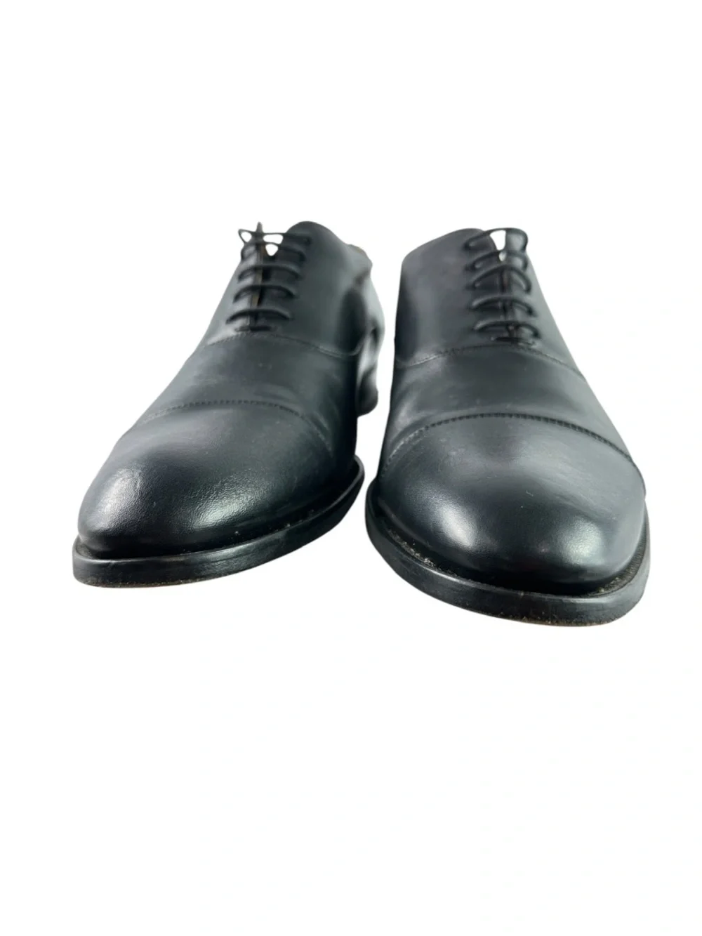 To Boot New York Adam Derrick Black Leather Oxford Dress Shoes Men's 10.5 Italy